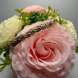 14k Gold Byzantine Bracelet